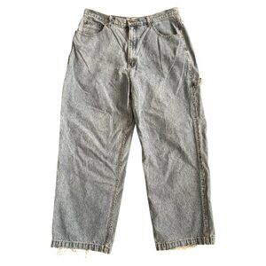 LA Blues Barrel Leg Carpenter Cotton Jeans